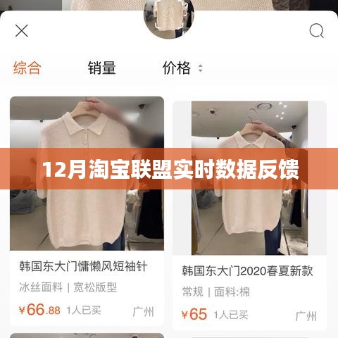 淘寶聯(lián)盟12月實(shí)時數(shù)據(jù)反饋解析