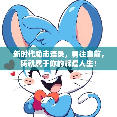 新時(shí)代勵(lì)志語錄，勇往直前，鑄就屬于你的輝煌人生！