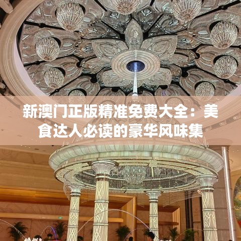 新澳門正版精準免費大全：美食達人必讀的豪華風味集
