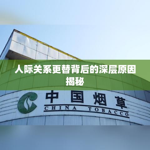 人際關(guān)系更替背后的深層原因揭秘