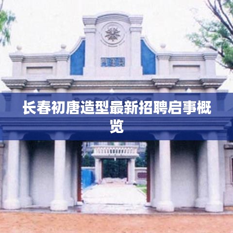 長春初唐造型最新招聘啟事概覽