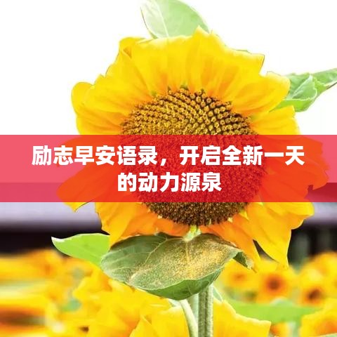 勵(lì)志早安語錄，開啟全新一天的動力源泉