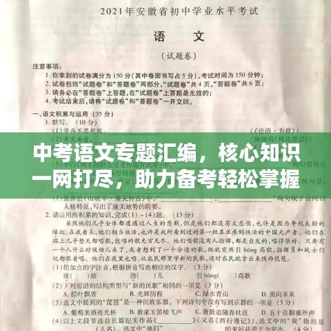 中考語文專題匯編，核心知識一網(wǎng)打盡，助力備考輕松掌握