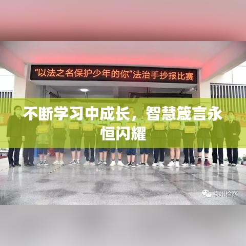 不斷學(xué)習(xí)中成長，智慧箴言永恒閃耀
