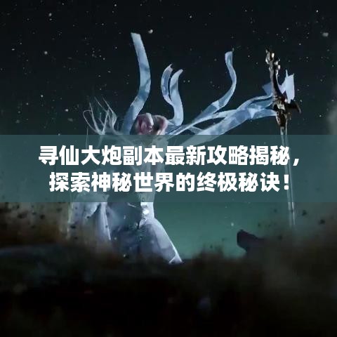 尋仙大炮副本最新攻略揭秘，探索神秘世界的終極秘訣！