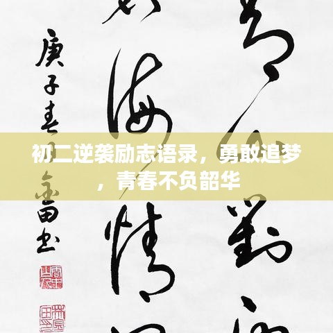 初二逆襲勵(lì)志語(yǔ)錄，勇敢追夢(mèng)，青春不負(fù)韶華
