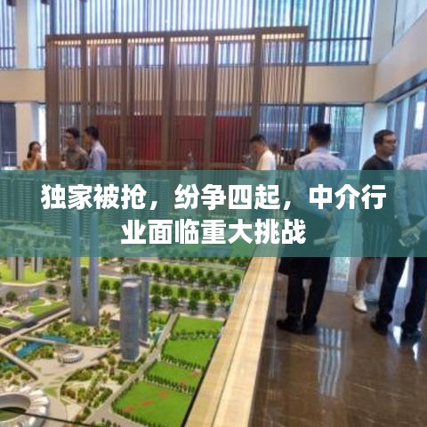 獨(dú)家被搶，紛爭四起，中介行業(yè)面臨重大挑戰(zhàn)
